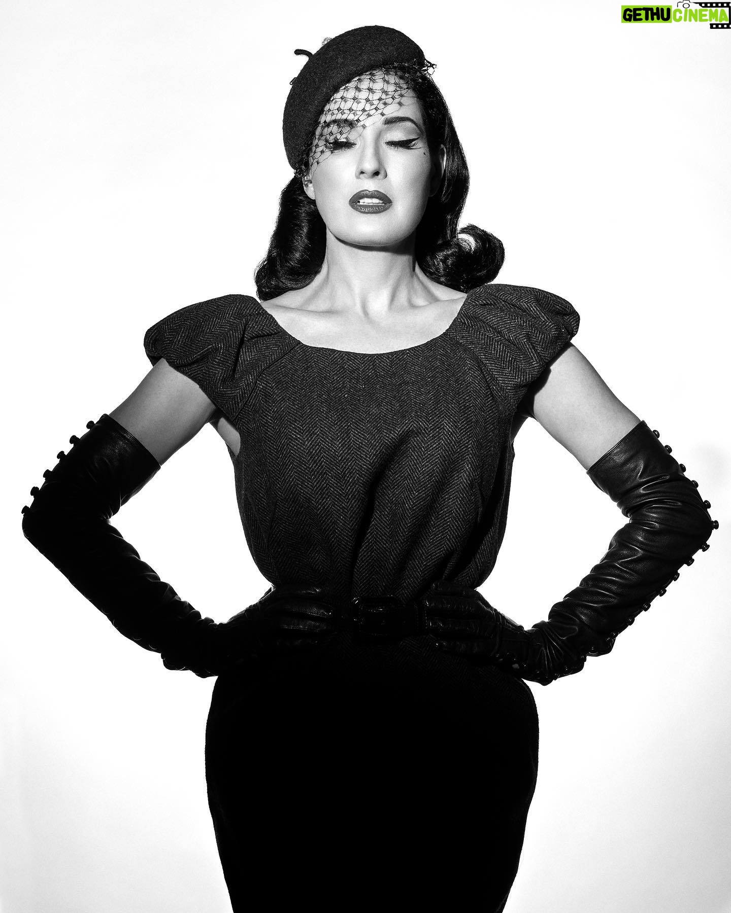 Dita Von Teese Instagram - We created a beret with Marlene Dietrich in mind… MAM’SELLE is a hand-blocked wool beret with a whisper of Merry Widow veiling and crystal hat pin. @ditavonteese by @travis_shinn #hoodxdita #travisshinn #ditavonteese #hoodlondon #millinery #vintagestyle #glamour