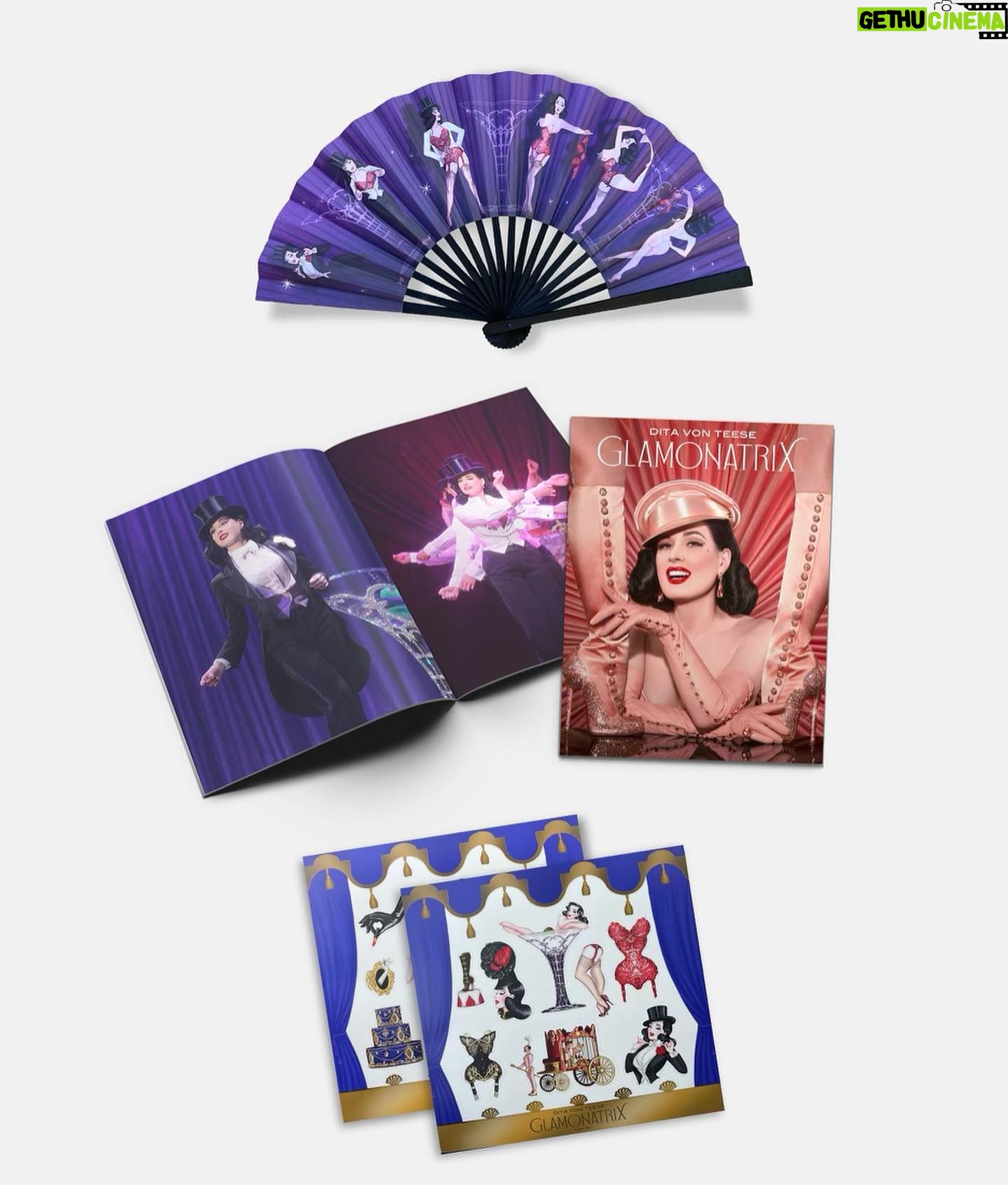 Dita Von Teese Instagram - If you missed your chance to get #Glamonatrix tour souvenirs, you can order now! (Shipping February 1st)