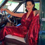 Dita Von Teese Instagram – Merry Christmas🎄💋