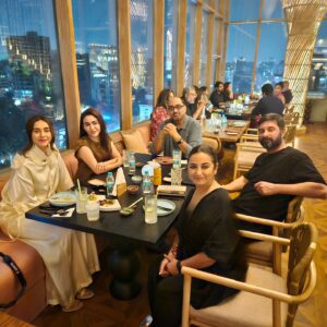 Divya Dutta Instagram - Dear @gabriellademetriades , thankyou for inviting me to a delightful eve at @megumibandra ..an absolutely amazing host!! Lovely catching up with @rampal72 
@shibaniakhtar 
@razylivingtheblues 
@sufisoul 
And my dear @sunaeyaa how amazingly have you curated the menu..lipsmacking delicious. My bests to u n #amitpal .