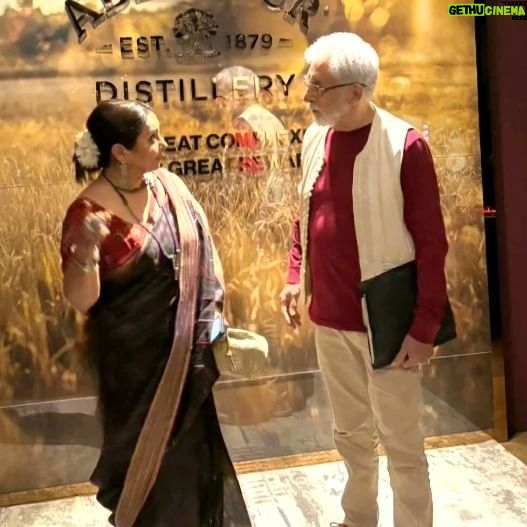 Divya Dutta Instagram - And about yestrday.. what an amazing conversation with @naseeruddin49 ..an absolutecdelight and honour.@aberlour #gurgaon