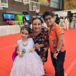 Divya Dutta Instagram - What a fab day spent at the annual anand mela at the @jamnabai.narsee.school . With a house full at @crystalszone stall!!so so proud. And the little ones winning the first prize and certificates for their performances!! Swelled up wt pride.. and ofcourse my doc bro @drrahulsdutta indulging me with some amazing gifts.. Funfilled. Seeing all kids a d their parents and the principal, teachers and staff involved with all heart was overwhelming!! ..thoda bachpan saath le aayi..