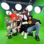 Dmitriy Maslennikov Instagram - Family ❤️ @super_stason @yana_zenina_ @egor_shkred_ @nikita_sudar @daniro23