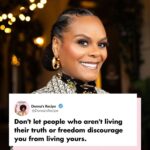 Dominique Jackson Instagram - Love this! The depth! The truth! The awareness! Repost: @donnasrecipe People will sometimes try to discourage what they don’t understand. Even if they mean no harm, don’t let people discourage you from your freedom walk! Live free! ✨ #donnasrecipe #tabithabrown #mondaymotivations #motivationalmondays #motivationalmonday #mondaymotivational