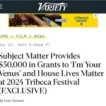 Dominique Jackson Instagram - #ditto Repost: @jonoviac The road to @tribeca has been quite a journey and it’s news like this that keeps us pushing towards the light! Honored to know that this film is already touching hearts and minds and giving further understanding to the missions of the House Ballroom Community. This is one of the many impacts of the film, cannot wait to share the rest on screen June 6. See you there! Thank you @subjectmatterorg for understanding the power of community. ⚡️ Thank you I’m Your Venus Team & @houselivesmatter ♾️ Link in bio ❤️ @variety