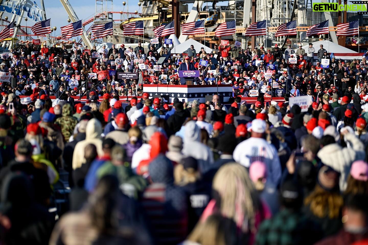 Donald Trump Instagram - THANK YOU WILDWOOD, NEW JERSEY—I LOVE YOU! #TRUMP2024 #MAGA