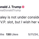 Donald Trump Jr. Instagram – Thank God!!! 🇺🇸 Word on street is that her people were floating this bullshit because she has a PAC fundraiser monday and is trying to sell attendance!!!