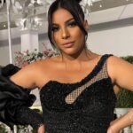 Donia Samy Instagram - 🖤🕷️ 💄 @walaa_make_up_artist 💇‍♀️ @amr.metaeb 👗 @vano_ready_to_wear @ali_elsharnoby