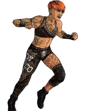 Dori Prange Instagram - This is me in the AEW Elite General Manager mobile online wrestling game! I’m going to be in the next update! Thanks @allelitewrestling!