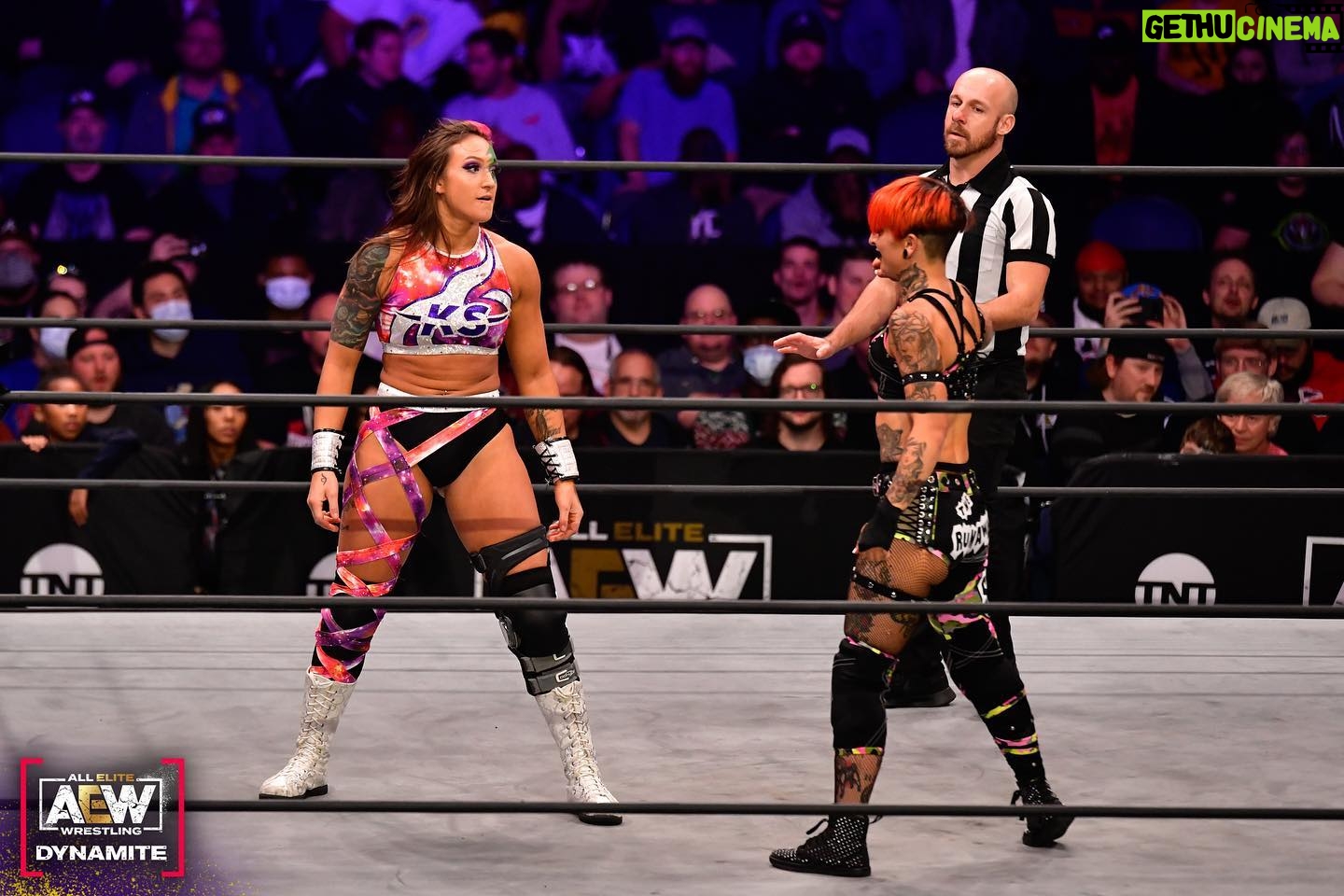 Dori Prange Instagram - After a few days of recovery, I just want to take a second to express how impressive @callmekrisstat is. Wednesday I was pushed past where I ever thought I could go, and that was because I was in the ring with one of the most talented wrestlers in the industry. Her strength and athleticism is unmatched, and I can honestly say she gave me one of my favorite matches to date. So thank you Kris, and ANYTIME you wanna do it again. You know where to find me. But as for right now, @nylarosebeast, we have some unfinished business.