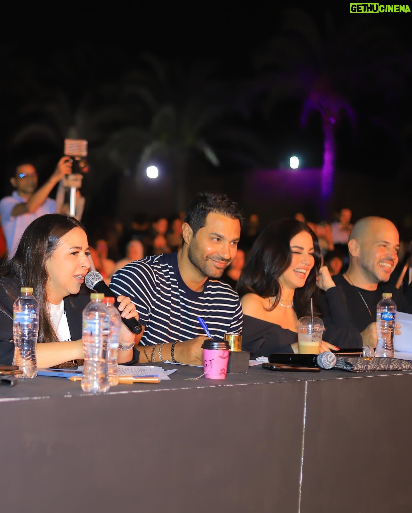 Dorra Instagram - I enjoyed being a judge for the second time for @auctalentshow.su Final with my colleagues and friends 💞🎤🎭🕺🏻👯♀️🌟💫