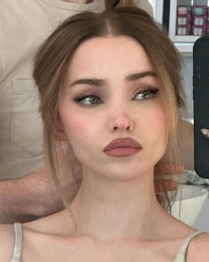 Dove Cameron Instagram - huge thank you to Anna & the entire @voguemagazine family, thank you @diesel & angel @glennmartens & everyone in milan for this dream dress and your countless hours, to my incredible team who loves me so well. biggest thank you to my best friend & north star @damianodavid. everything is more beautiful with you.