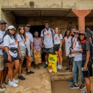 Dr. Jackie Walters Berry Instagram - Before the 2024 AOA Basketball Camp commenced in Sango Otta, on April 17th, 2024, we took our visitors on a poignant journey to the community of our campers and to the humble abode where our founder once resided before earning a basketball scholarship to study in America. Witnessing his journey was truly emotional, a testament to how far he has come. 

Dr. Heavenly, one of our cherished visitors, remarked, ‘I’ve never seen this level of poverty, nothing like this.’ 

In addition, we provided food supplies to 20 selected families in need to combat hunger. 

As we eagerly anticipate kicking off tomorrow, we extend our deepest gratitude to our donors and supporters. Your invaluable support makes our work possible. Stay tuned for more updates on what promises to be a transformative campaign this week. #BasketballCamp #CommunityOutreach #Gratitude
