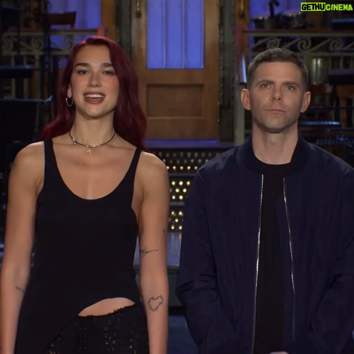 Dua Lipa Instagram - TOMORROW TOMORROW TOMORROW @nbcsnl