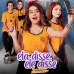 Duda Matte Instagram - vocês estão prontos? porque finalmente está entre nós o cartaz do filme @eladisseeledisseofilme 💜 e com muita alegria eu venho aqui compartilhar com vocês e falar que amanhã sAI O TRAILER GENTE 🥺💖 então fiquem ligados, 3 de outubro Ela disse, ele disse nos cinemas 🥰 #eladisseeledisseofilme