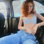 Duda Matte Instagram - gatinha no engarrafamento 🚗