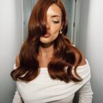 Dulceida Instagram - es que no puedo parar con mi pelaaasoooo, no se como no lo había hecho antes! Coloooor top 🥕 llevo para las q preguntáis el Vegan Illuminage de @wellaproes en los tonos 8 y 7/43 🦊🙃 *pubIi