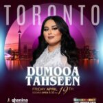 Dumoo Tahseen Instagram - حبايب القلب تور كندا راح يبلش من تاريخ ١٣ أبريل وحتكون ٣ حفلات اوتاوا وينزر تورنتو ❤️ @aghaninaentertainment @djfadina