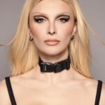 Dylan Mulvaney Instagram - CHROMATICA inspired @hauslabs collab for OUT 100 event ⚡️ 📸 @beau_nelson 💄@sarahtannomakeup 💇🏼‍♀️ @florido @miumiu