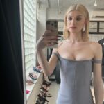 Dylan Mulvaney Instagram - This dress is my Roman Empire (haven’t stopped thinking about her) @ferragamo Second pic is my favorite taken of me maybe ever because i love when i can feel pretty and fashun but not take it too seriously. We love a genuine smile ! @cameronpostforoosh @thecut Ok love ya hope you have an amazing weekend XO