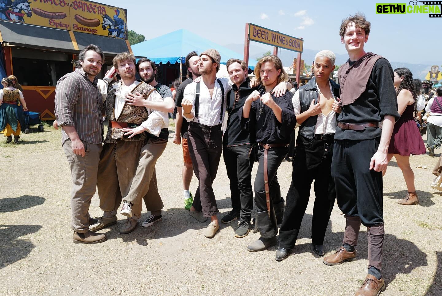 Dylan Sprouse Instagram - Our throng was mustered. What a great day and I only got a little sunburned and saddle sores were avoided. Each year I’m gunna need to get another piece of armor until I’m a walking tank.