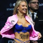 Ebanie Bridges Instagram - Huge shout out and appreciation post for the @forgedirishstout crew and the main man @thenotoriousmma 🫶🏼 I’m so grateful for your support not just for me but for boxing/combat sports as a whole. Thank you for giving back, and supporting the industry. Thank you for being by my side and in my corner while I chase my dreams. I’m so proud to be a part of the forged army and I can’t wait to smash a forged Irish stout after I smash my opponent tonight. Big love 🫶🏼❤️ Team FRGD 🖤🤍🖤🤍🖤🤍 #FRGD #BlondeBomber #TheNotorious #FRGDArmy #EbanieBridges #ConorMcgregor #ForgedIrish #WorldChampion #Boxing #BridgesYoshida