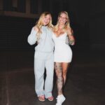 Ebanie Bridges Instagram - ITS FIGHT DAY 🥊 im here in Houston Texas and it’s Almost fight time for my twinny @thedumbledong 🥹😍 HUGE night for her! Main Event on @mf_daznxseries, tune into DAZN tonight to see her defend her belt against Miss @paigevanzant 🔥🔥🔥🔥 #BrookVanZant #Misfits #DAZN #Boxing #ElleBrook #PVZ