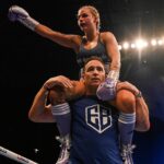 Ebanie Bridges Instagram - 2 years ago I became a world champion, in my beloved city of Leeds 💙💛. Not much comes close to the feeling of winning a world title. And walking out to such amazing support (swipe) No one can ever take that away from me. It will be with me forever. All the sacrifices (too many to mention) all paid off that night. I can’t wait to feel that again 🙌🏼 and I will 💯 trust me. I always prove the doubters wrong always have and always will. Cos I believe and that’s why I achieve. #EbanieBridges #IBFWorldChampion #BlondeBomber #TibbsBoxing #Madonna #Matchroom #DAZN