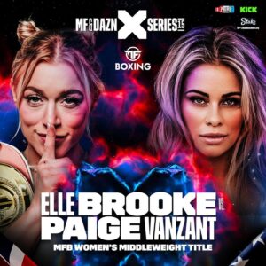 Ebanie Bridges Instagram - ITS FIGHT DAY 🥊 im here in Houston Texas and it’s Almost fight time for my twinny @thedumbledong 🥹😍 HUGE night for her! 
Main Event on @mf_daznxseries, tune into DAZN tonight to see her defend her belt against Miss @paigevanzant 🔥🔥🔥🔥 

#BrookVanZant #Misfits #DAZN #Boxing #ElleBrook #PVZ