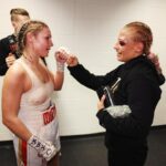 Ebanie Bridges Instagram - 3 years ago today, A fight / rilvary that will never be forgotten #BridgesCourtenay. #AlwaysSmiling Every fan I talk to one of the first things they say to me is “when are you fighting shanny again?” The first fight was behind closed doors during Covid…. We need to do this again but infront of fans.