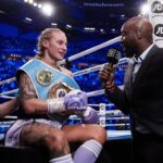 Ebanie Bridges Instagram - 2 years ago I became a world champion, in my beloved city of Leeds 💙💛. Not much comes close to the feeling of winning a world title. And walking out to such amazing support (swipe) No one can ever take that away from me. It will be with me forever. All the sacrifices (too many to mention) all paid off that night. I can’t wait to feel that again 🙌🏼 and I will 💯 trust me. I always prove the doubters wrong always have and always will. Cos I believe and that’s why I achieve. #EbanieBridges #IBFWorldChampion #BlondeBomber #TibbsBoxing #Madonna #Matchroom #DAZN