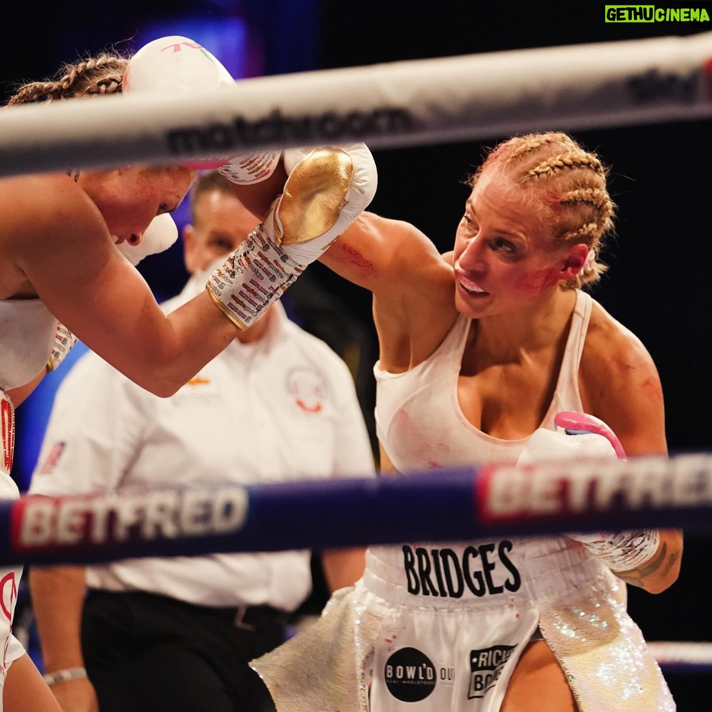 Ebanie Bridges Instagram 3 years ago today, A fight / rilvary that