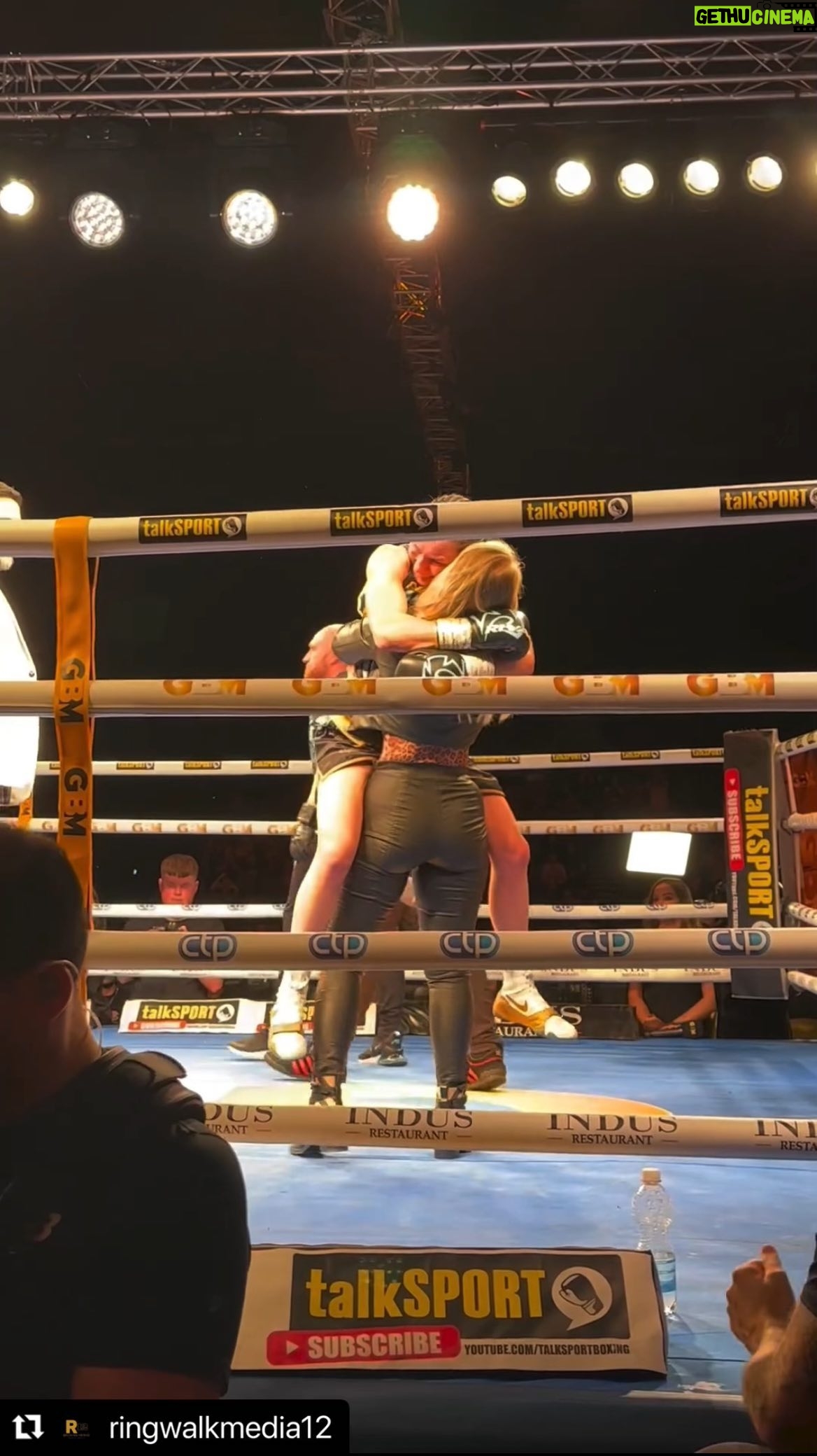 Ebanie Bridges Instagram - This is what it’s all about! What a feeling! Thanks @ringwalkmedia12 for catching these emotions 🥹❤️🔥