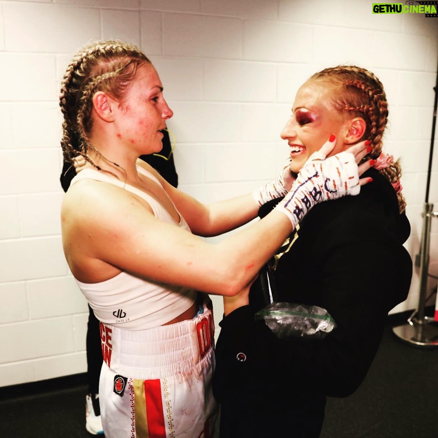 Ebanie Bridges Instagram - 3 years ago today, A fight / rilvary that will never be forgotten #BridgesCourtenay. #AlwaysSmiling Every fan I talk to one of the first things they say to me is “when are you fighting shanny again?” The first fight was behind closed doors during Covid…. We need to do this again but infront of fans.