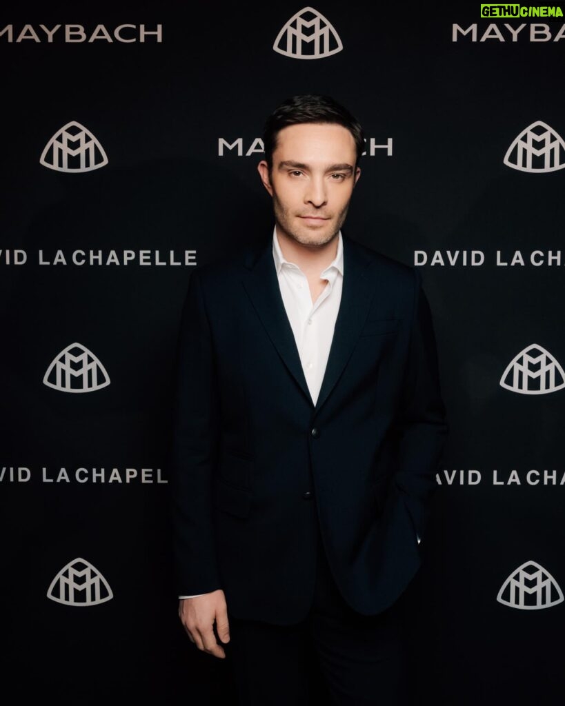 Ed Westwick Instagram - Last night at @MercedesMaybach x @David_lachapelle in Milan. Witnessed the unveiling of three stunning new artworks: ‘Cubist Scape’, ´Future Scape’, and ‘Surreal Scape’, each blending the luxury of #MercedesMaybach with David’s vibrant, maximalist art. A true celebration of art history and modern luxury #Welcometobeyond That’s my 2024 Design Week finished! Big announcement coming!! ❤️❤️🇮🇹😎🎥