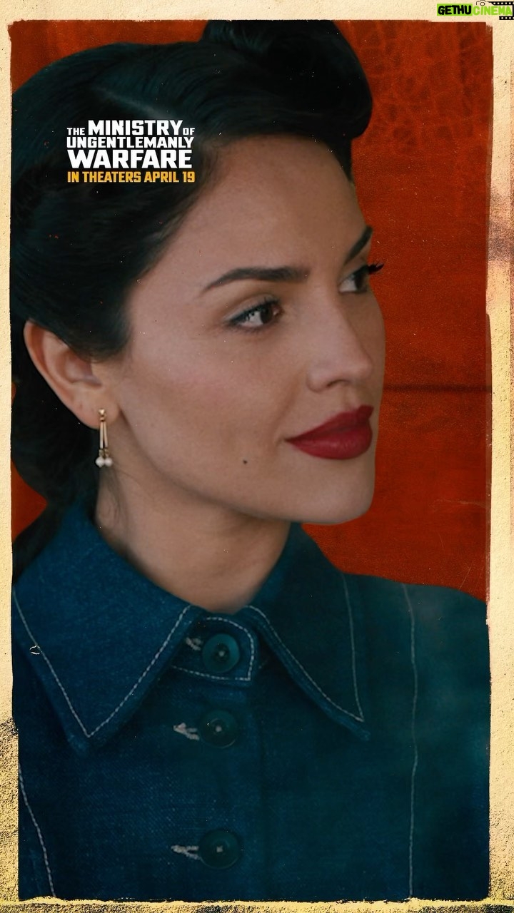 Eiza González Instagram - Fearless, focused, and mission ready. The Ministry of #UngentlemanlyWarfare - Early Access Screenings on April 13, in theaters everywhere April 19. Get tickets NOW: link in bio.