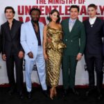 Eiza González Instagram - Out in theatres this weekend! The Ministry of Ungentlemanly Warfare Premiere 💥