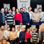 Ekaterina Guseva Instagram - Встречи артистов спектаклей Театра Моссовета с участниками СВО уже стали традицией. На этот раз воины были приглашены на легендарную рок-оперу «Иисус Христос - суперзвезда», а после спектакля мы душевно, тепло пообщались. Спасибо Театру за эти важные встречи! Фото Е. Лапиной