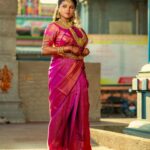 Elakkiya Instagram - Pc @oho_studios Mekpup hair @chennai_makeover_usha_balaji Jewals @chennai_jazz Saree @ar_handlooms_kuthampully