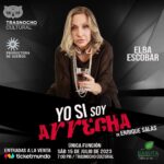 Elba Escobar Instagram - Seguimos produciendo sueños En una única función estará mi adorada @elbaescobar luciendo sus galas de actriz y cantante con este espectácular monólogo. YO SI SOY ARRECHA de Enrique salas. Entre cantos, cuentos y risas llevará al público de la mano con una hilarante historia sobre su vida, amores, hijos, maridos. Es la única oportunidad en el @trasnochocult Las entradas están en @ticketmundo_ve y taquillas del teatro. Te la vas a perder? No va!