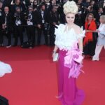 Elena Lenina Instagram - Когда мозг офигел и вылез))) @festivaldecannes @lenaleninaofficial #coiffure Модельер - @nikashabashova_official прическа - @sedrak78