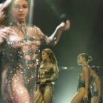 Eleni Foureira Instagram - I am feeling so happy to perform in @noxathens this year along with @aremovic - an artist that I love and admire. One of the best shows of my life. Also I want to thanks @segredakis for letting me wear his handmade archive piece from 1996. A look that makes me feel unique and powerful ❤️ special thanks to @george_lyras and my queen @chalijennings for making this show possible ❤️