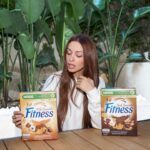 Eleni Foureira Instagram - #ad My favorite dilemma as a choco lover! #Nestlefitness #NestleCereals #Createdbyfitness @nestlefitnessgr