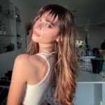 Eleonora Gaggero Instagram – first post with my new bangs🥹