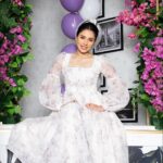 Elham Ali Instagram - انتهى يوم ميلادي شكراً بحجم السموات والأرض لكل من هناني والحمدلله على وجودكم بحياتي ❤️🎂 Styled by @ziadalsaleh Dress @hhart.uae Jewelry @alfardanjewellery.ksa Photo by @mohannad_am Personal assistant @hana_m_abdullah Agency @mbctalent #الهام_علي #احبكم_بجنون♾️