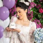 Elham Ali Instagram - انتهى يوم ميلادي شكراً بحجم السموات والأرض لكل من هناني والحمدلله على وجودكم بحياتي ❤️🎂 Styled by @ziadalsaleh Dress @hhart.uae Jewelry @alfardanjewellery.ksa Photo by @mohannad_am Personal assistant @hana_m_abdullah Agency @mbctalent #الهام_علي #احبكم_بجنون♾️
