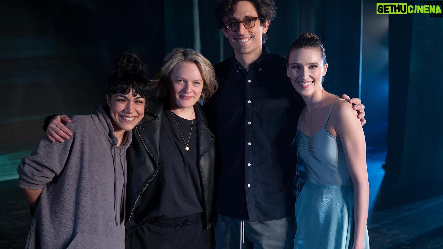Elisabeth Moss Instagram - I had the great privilege and dream come true experience of collaborating with one of the most brilliant artists working today the choreographer @justin_peck on episode 2 this season… when I read that there was going to be a ballet in the script, he was the first and only person I thought of and I still can’t believe my luck that he said yes. He brought on board the stunning and gifted ballerina @devon.teusch who not only is a brilliant dancer but a brilliant actor as well and brought those skills to the performance. Everyone on set said it was their favorite day of filming they had ever had because we all just got to watch this beautiful performance all day. It was like a dream. Thank you so much to the both of you for bringing your artistry to the show and elevating everyone around you. And a special shout out to @jeanettedel who works with Justin, and was instrumental in helping to create this piece and bring it to the screen, @lk_costumes_ for this dream costume, and our prolific art dept led by our production designer @eliwilli2 and to @adrianacorne who took the reins on the creation of this spectacular set. And last but always first in my heart @nicdaleydp our cinematographer and @tomomenon our gaffer, and our camera operators @dinolaurenza and @brett_hurd 💙💙💙 @handmaidsonhulu #thehandmaidstale