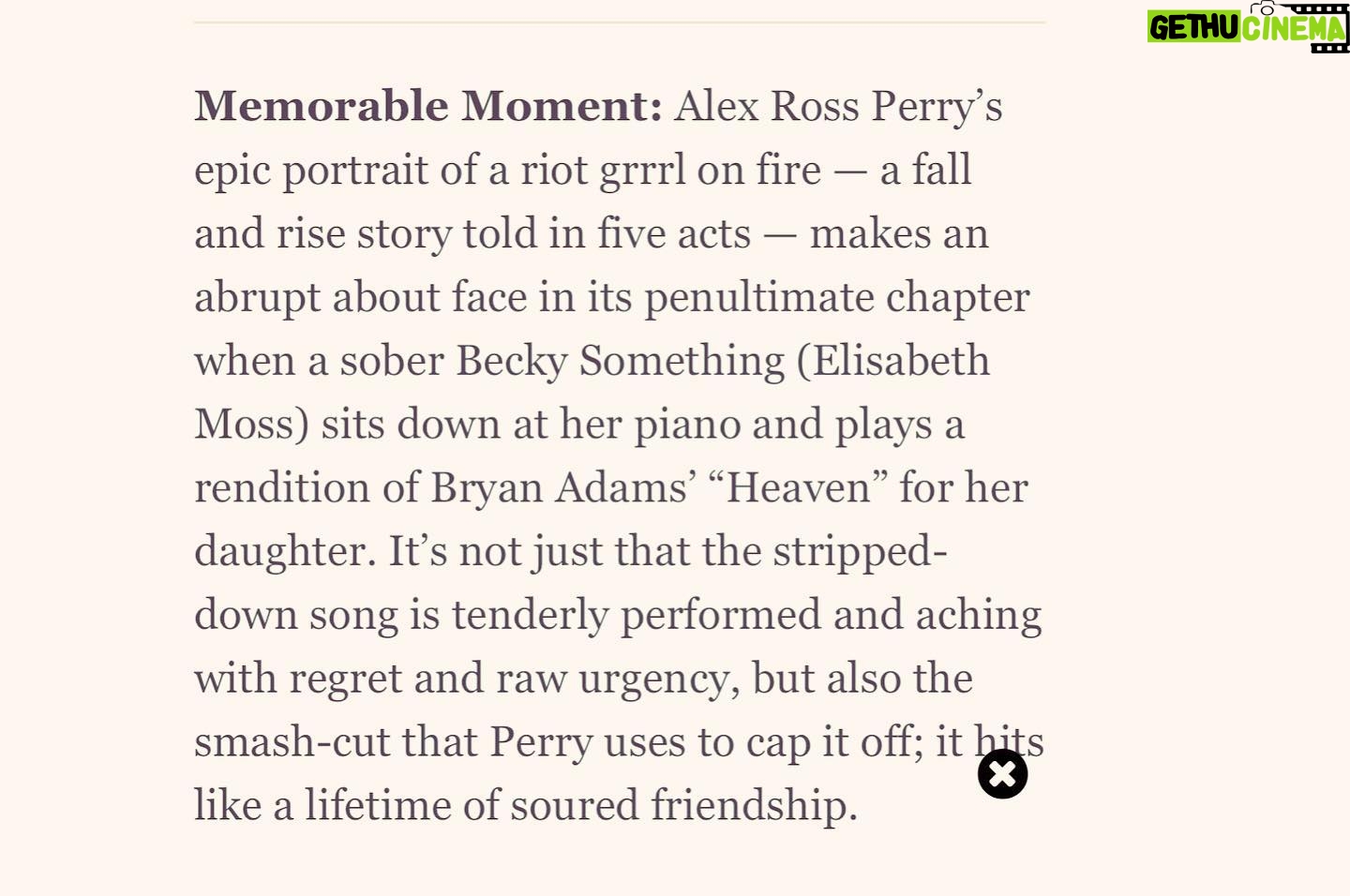 Elisabeth Moss Instagram - Thank you @indiewire and David Erlich for putting both @hersmellmovie and @usmovie on your Top 25 movie moments of 2019 list 😜 #hersmell #usmovie