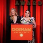 Elisabeth Moss Instagram - Thank you for having me @gothamawards and for the nomination for @hersmellmovie and thank you @beaniefeldstein for making me less nervous, you are a real gem of a gal ❤️ styling @karlawelchstylist stylist assistant @tommy_buckett 😉dress @dundasworld and my main boys of course Hair @tommy_buckett Makeup @danielmartin #hersmell #gothamawards