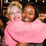 Elisabeth Moss Instagram - 💖💃🏼💖 @handmaidsonhulu #sagawards #handmaidstale